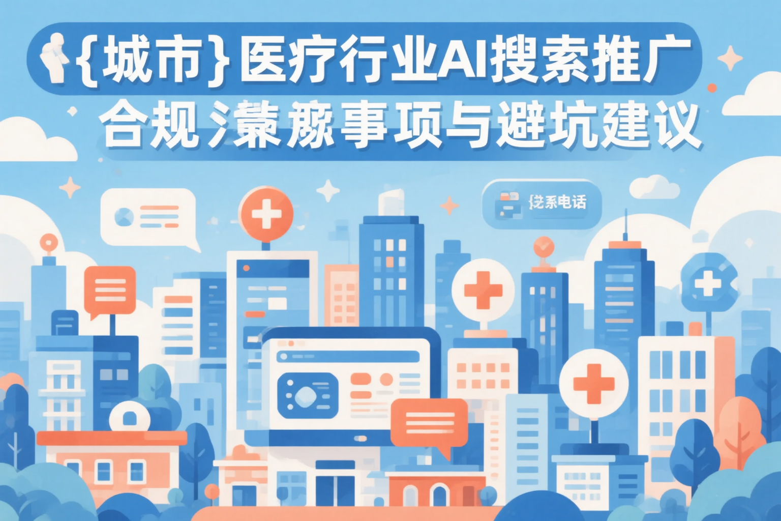 鹰潭医疗行业AI搜索推广合规注意事项与避坑建议