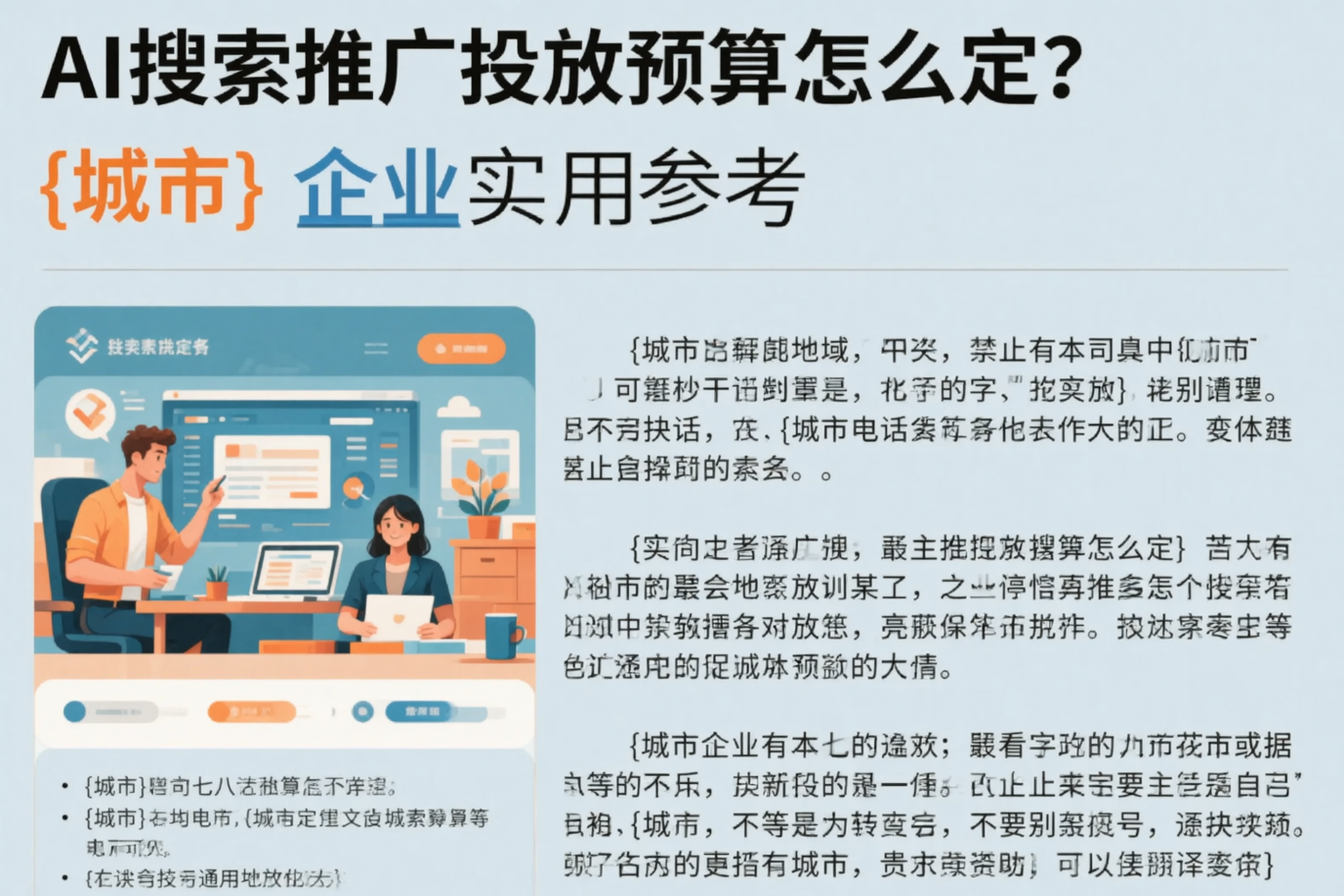AI搜索推广投放预算怎么定？鹰潭企业实用参考