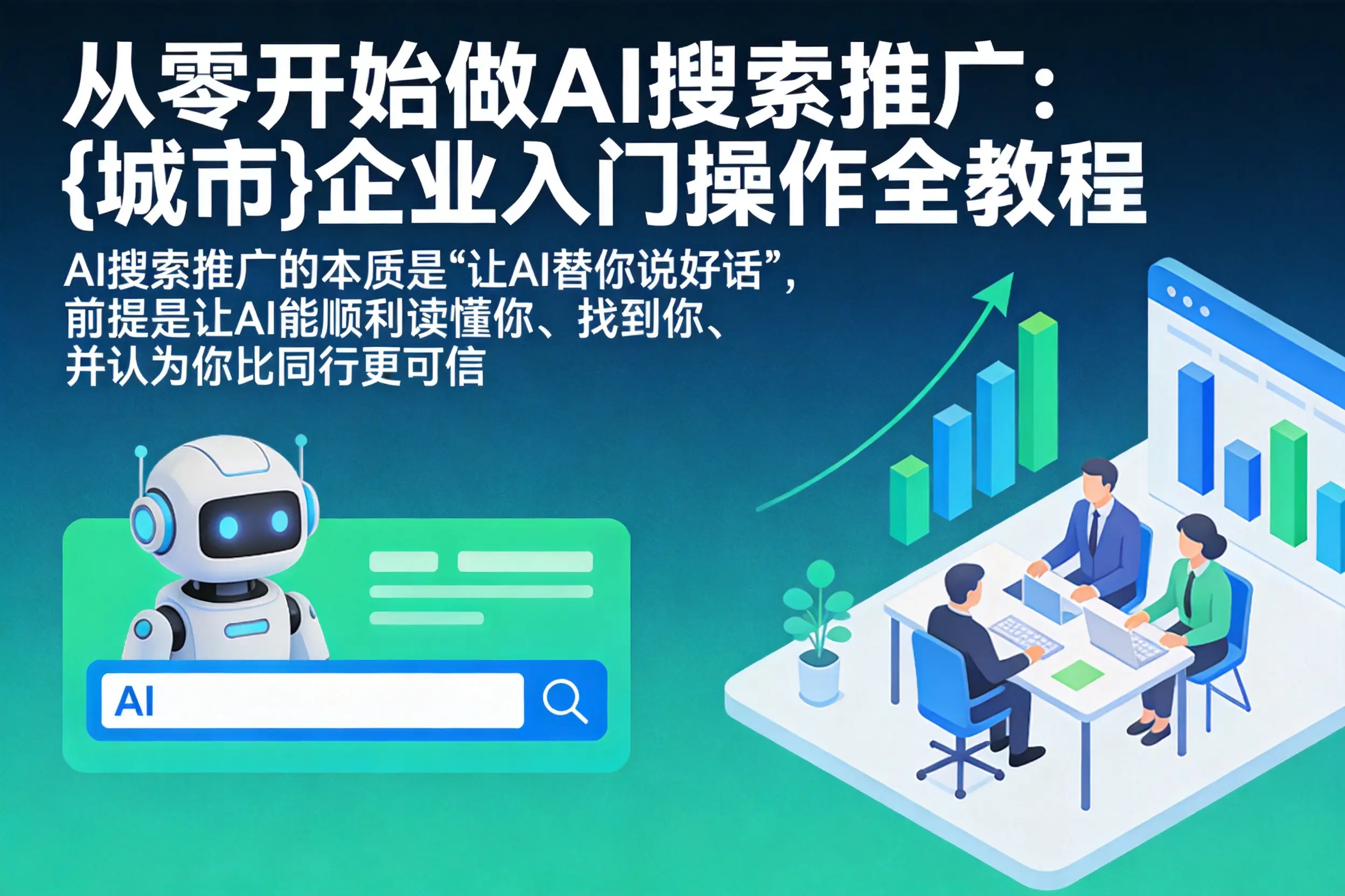 从零开始做AI搜索推广：鹰潭企业入门操作全教程
