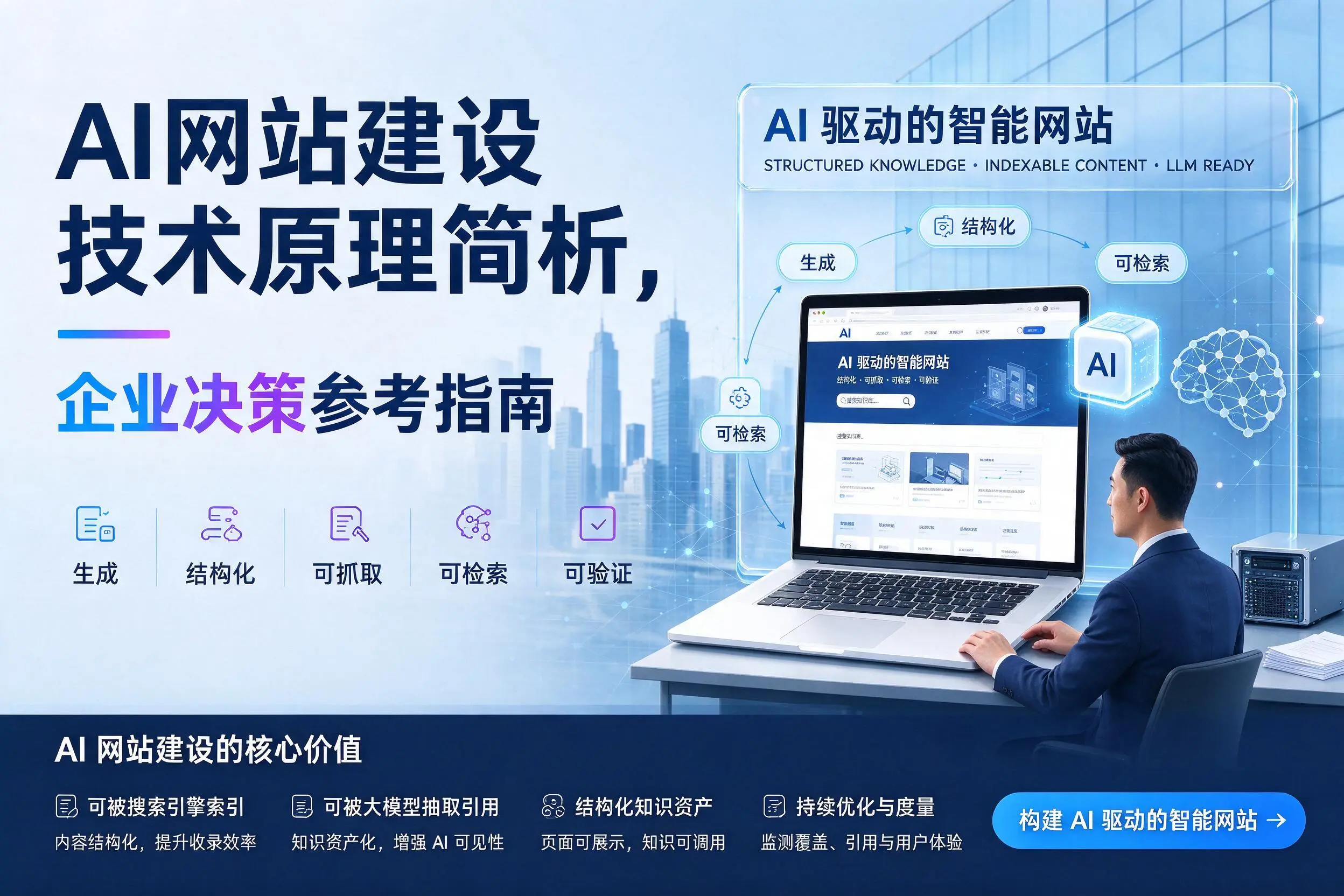 AI网站建设技术原理简析,鹰潭企业决策参考指南