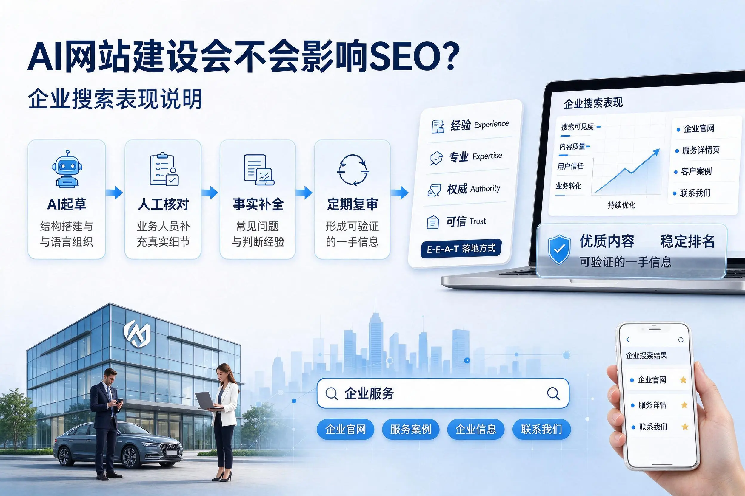 AI网站建设会不会影响SEO？鹰潭企业搜索表现说明