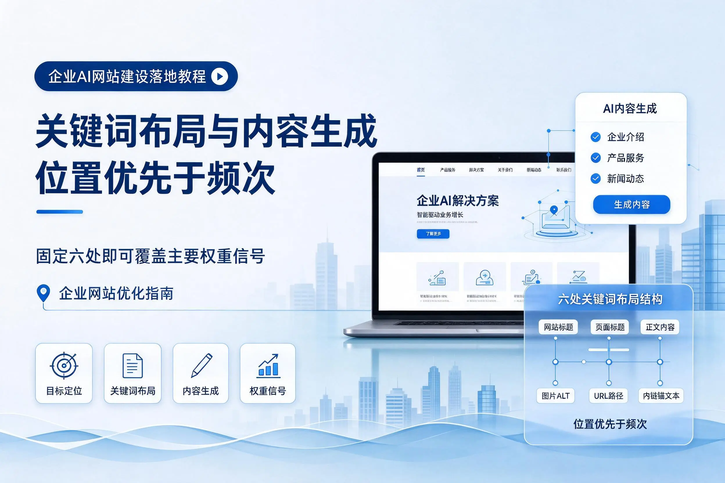 鹰潭企业AI网站建设落地教程：关键词布局与内容生成