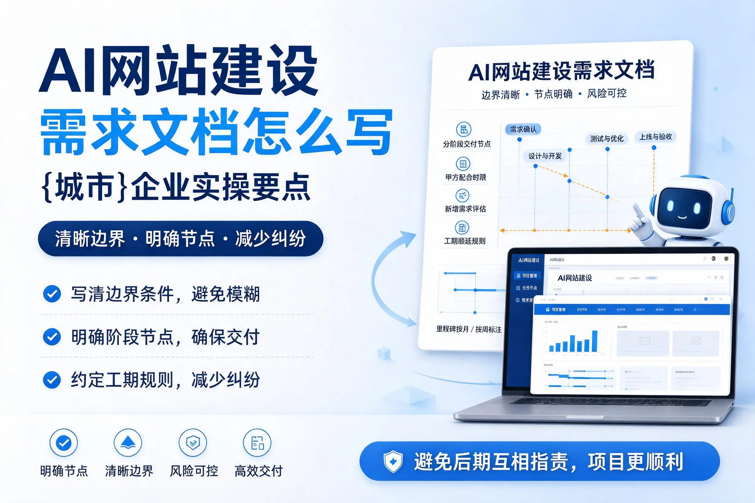 AI网站建设需求文档怎么写,鹰潭企业实操要点